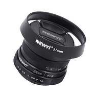 NEWYI 25mm F /1.8 CCTV Mini Lens for EOS M Mount Mirro Camera &amp; Hood Adapter 7 in 1 Kit