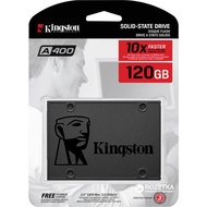 Ssd Kingston A400 SATA3 6Gb/s 120GB - SA400S37/120G - Black