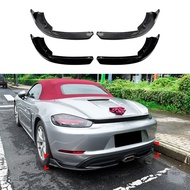 Suitable for Porsche 718 Cayman 982 2016+Rear Lip Tail Lip Spoiler Corner Surround Modification