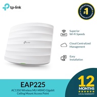TP-Link EAP225 AC1350 Wireless Dual Band Gigabit Ceiling Mount Access Point