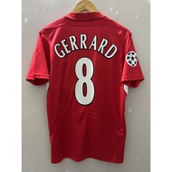 04-05 LI GERRARD  ALONSO Youth Sports Football vintage jersey Custom short sleeve T-shirt