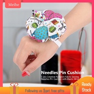 Creative Pumpkin Fabric Sewing Needles Pin Cushions with Elastic Wrist Belt