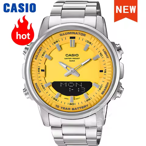 Casio Watches for Men Top Brand Luxury Set LED Pointer Dual Display Waterproof Military Watch Relogi