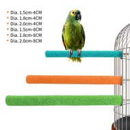 4CM/8CM Natural Wood Pet Parrot Bird Claw Beak Grinding Perches Stand Rack Claw Grinding Stick Cage Accessories For Birds Squirrel Bird Supplies