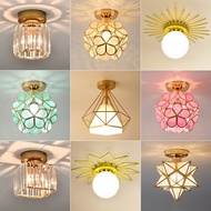 [DreamStore] Modern Light Luxury Style Aisle Ceiling Light Corridor/Balcony/Entrance Creative Crysta