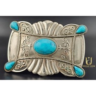 Turquoise Stone Belt Buckle | Kepala Tali pinggang Batu Firus