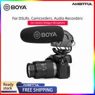 BOYA-BM3031 Microphone DV camera microphone set-top microphone For Professional interview news Vlog micro film recording Equipment