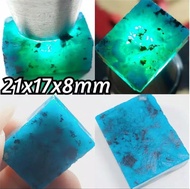 Bahan Bacan Doko kristal batu akik size kantoran jumbo 21mm kode BB018