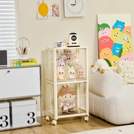 MegaPop 2 | 3 | 4 Tier Display Cabinet With Wheels - Figurine | Acrylic | LED Light | Easy Install