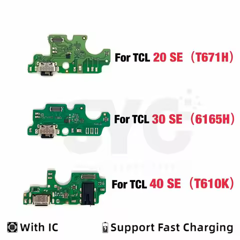 Good quality For TCL 20 30 40 SE T610K T671H 6165H USB Charging Dock Connector Port Board Flex Cable