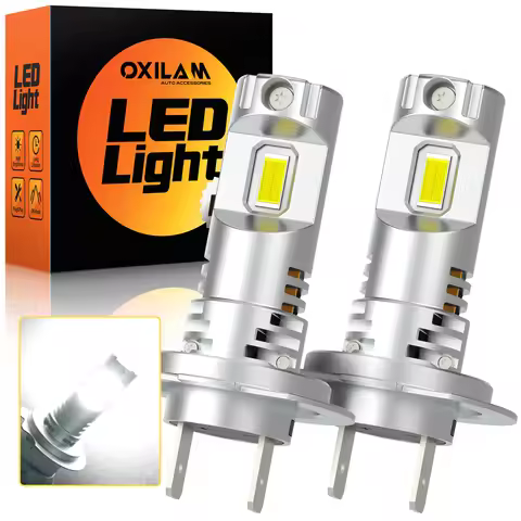 2Pcs Approved H7 LED Bulb 12V 55W For VW jetta caddy BMW F10 E46 E39 E60 E87 Audi A6 B8 Ford fiesta 