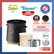 Toyomi 0.6L Low Carb Micro-Com Rice Cooker RC 1506LC