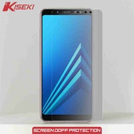 Kiseki Skin Samsung A8 Plus 2018 Screen & Back Case Clear Doff Paper like