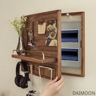 2025 Wood Decorative Painting Flip-Top Decor Hydraulic-Assisted DB Box Decoration Wall Mounted Elect