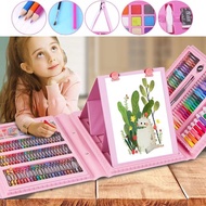 150/208pcs Kids Watercolour Pen Painting Set Colour Crayon Marker Pencil Drawing Art Stationery Set