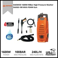 DAEWOO 1500W 90Bar High Pressure Washer DAXX65-100AA With FOAM Gun