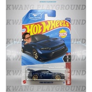 Kwang Playground - Hot Wheels basic Ford Mustang GTD model car (blue) - Case P 2025