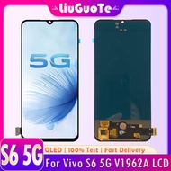 6.44 "OLED/LCD TFT สำหรับ Vivo S6 5G V1962A/V20 SE V2022 V2023/S7E V2031Av2031EA/V2031A Y73S/Y75/V19