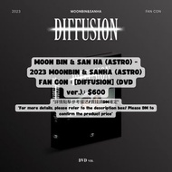 專輯代購【*PRE ORDER* MOON BIN & SAN HA (ASTRO) - 2023 MOONBIN & SANHA (ASTRO) FAN CON : [DIFFUSION] (DVD