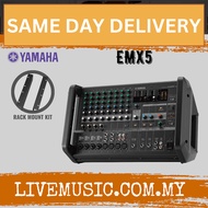 Yamaha EMX5 12-channel Dual 630-watt Powered Mixer (EMX-5/EMX 5)