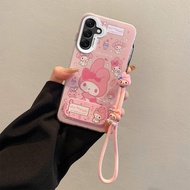 Kawaii Pastel Print Transparent Phone Case suitable for Samsung Galaxy A17 4G A17 5G F17 5G M17 5G c