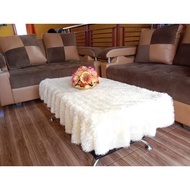 TASSEL TABLECLOTH RASFUR FUR TASSEL TABLECLOTH 100x50 Table Cloth