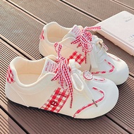 Gudetu Ballet Phong Cách Giản Dị Giày Cho Phụ Nữ Mùa Hè Mới Phổ Biến lưng mềm Dày Trở Lại Sneaker