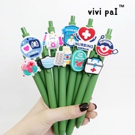 New Style Medical Equipment Pattern Soft Rubber Patch Pen Medical Care Press Gel Pen Medical Station