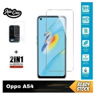 2 IN 1 Tempered Glass Oppo A54 Free Tempered Glass Camera