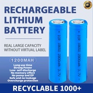3.7V 18650 Rechargeable Flat Battery Portable Battery