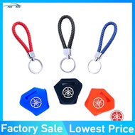 ○Silicone Car Key Cover For YAMAHA Motorcycle Y15 LC135 sniper 150 with Leather Keychain