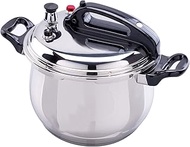 Bene Casa - Stainless Steel Pressure Cooker (9.5 Quarts) - Features Sure-lock Lid System with Airtig