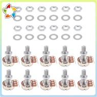 Guitar Small Size Pots A500K Potentiometers For Guitar Bass Parts (Pack Of 10)