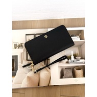 TORY BURCH EMERSON LONG ZIP WALLET BLACK 100% AUTHENTIC READY STOCK MALAYSIA