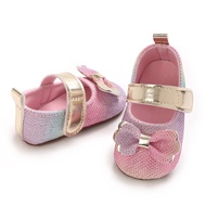 Baby girl shoes comfortable Princess Ballet bow pu upper soft-soled toddler shoes fashion toddler sh