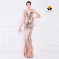 Trumpet/Mermaid Evening Dress Spaghetti Straps Formal Dress Sweetheart Sleeveless Party Gown Sparkle