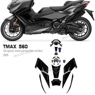 3D Resin Sticker Protection Kit Complete Decal For TMAX560 T MAX 560 2025 2026