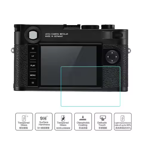 2pcs Anti-riot 9H Tempered Glass Screen Protector Film for Leica Q Q2 leica M10 Leica MP M240 Leica 