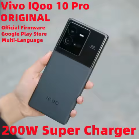DHL Fast Delivery Vivo Iqoo 10 Pro Smartphone 200W Super Charge E5 Display 3200X1440 Face ID 120HZ 5