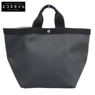 Herve Chapelier Luxe 船型手提包 L 號，女士，黑色 (Noir x Noir)，725GP [二手]