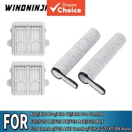 HEPA Filter Roller Brush For Roborock A30/A30 Pro/A30 Pro Combo/A30 CE/F25/F25 RT/F25 LT/F25 ALT/F25