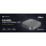 CORSAIR EX400U USB4 External SSD - USB4 - Type-C - Thunderbolt 4 - 1TB
