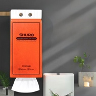 (Orange Tissue) 4-Layer Thick Pull-Out Tissue Paper Wall Hanging 1 180 Sheets Can Be Used For Wiping