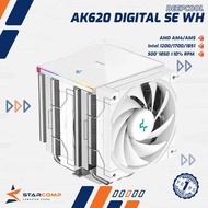 DEEPCOOL AK620 DIGITAL SE WHITE DUAL TOWER CPU COOLERheatsink
