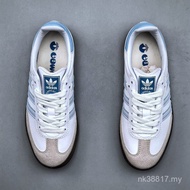 A & d Clover SAMBA Men's and Women's Vintage Sports and Leisure Training Shoes H4ED