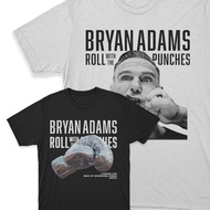 Classic F169 Bryan adams world tour 2025 roll t-shirt with the punches cotton t shirt men