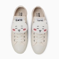 日本限定 Converse  x CHIIKAWA 吉伊卡哇 限量聯名款帆布鞋 角色掛飾 低筒吉伊卡哇白色/ 24 cm