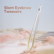 Llano Slant Pointed Great Precision Tweezer สำหรับการกำจัดขนคิ้วและการกำจัดขนคุด, แหนบสิวหัวดำและเสี