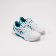 ASICS Gel-Dedicate 8 White/Teal Blue Tennis Shoes