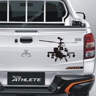 Cutting sticker APACHE HELICOPTER silhouette